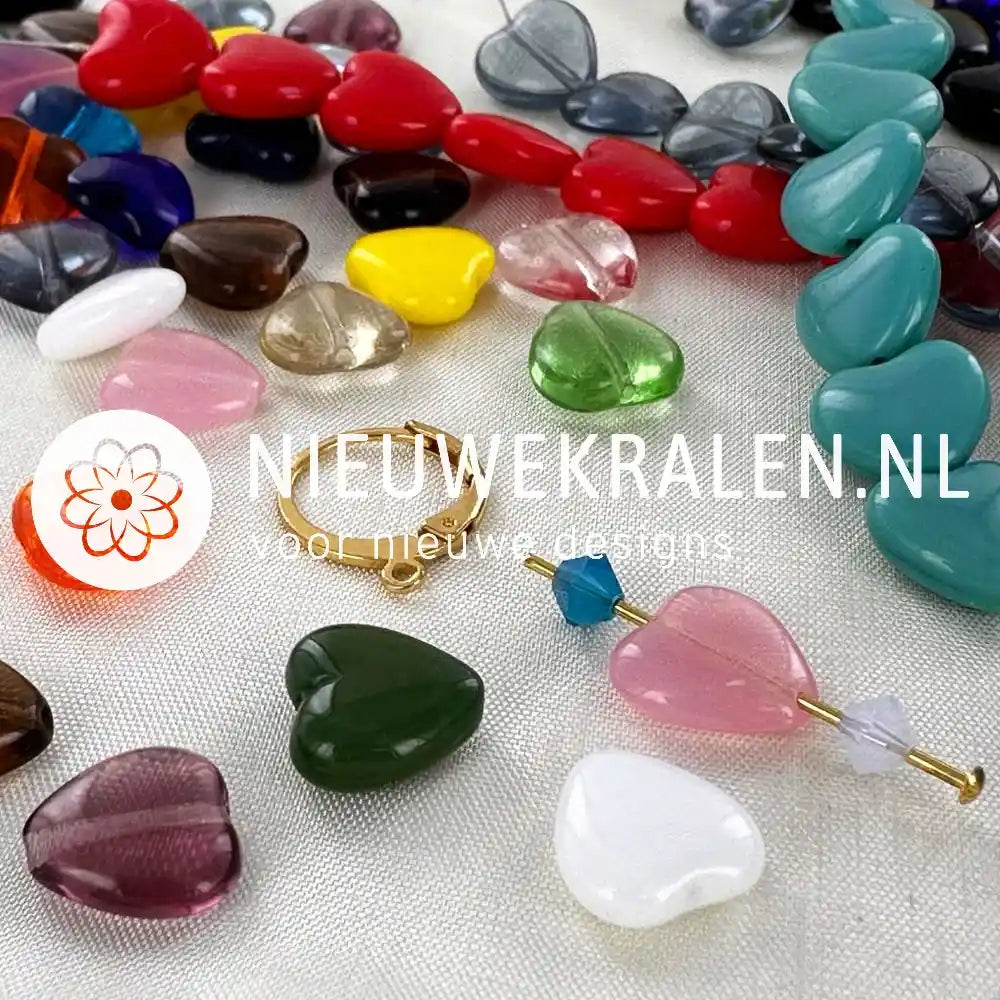 Hartjes kralen 9mm inspiratie sieraden maken