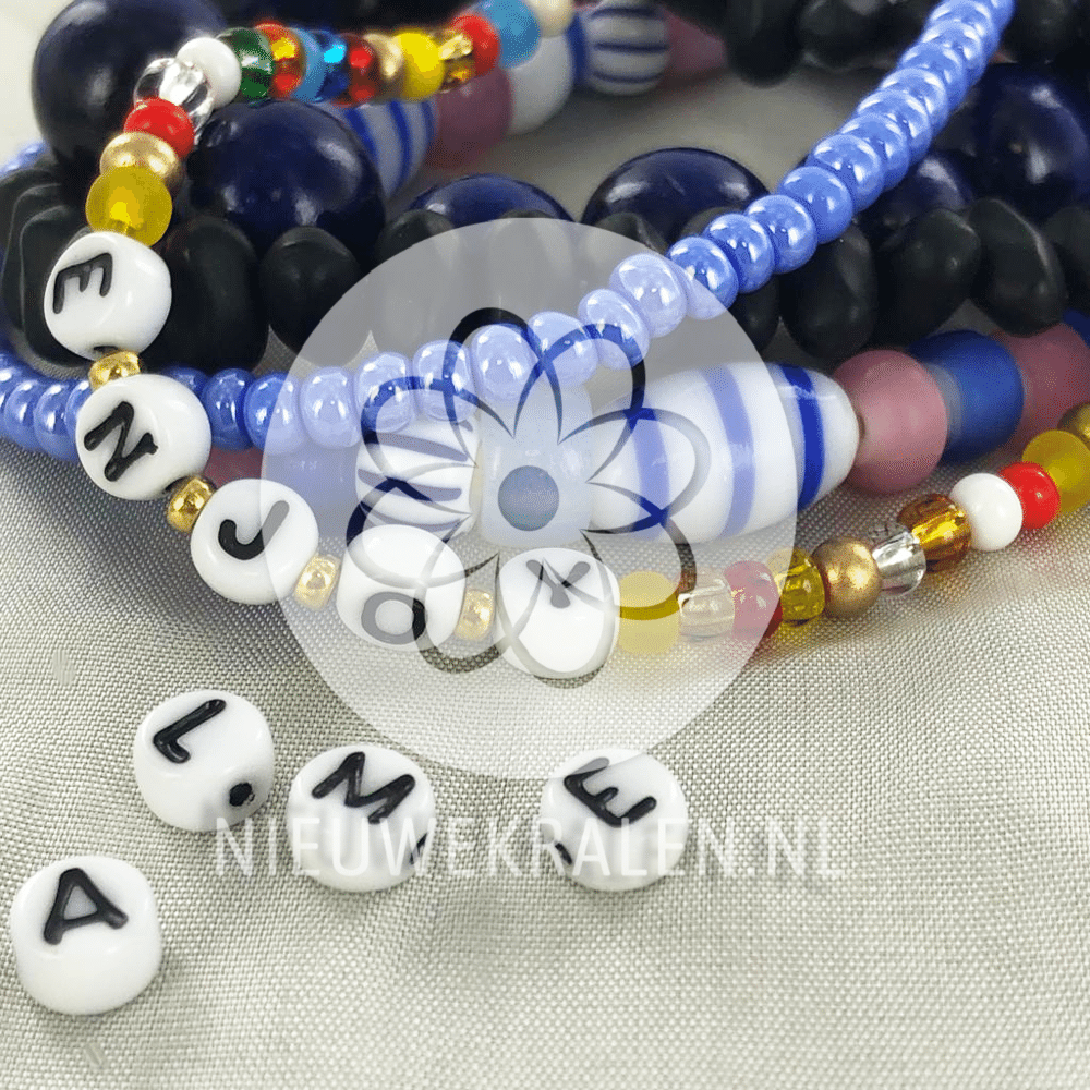 Letterkralen glas 6mm rond inspiratie