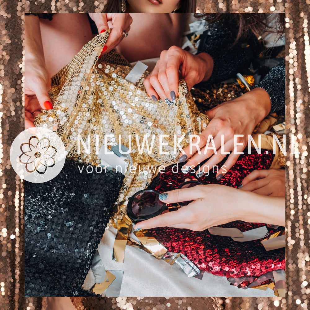 Pailletten inspiratie borduren en sieraden maken nieuwekralen