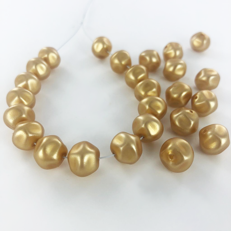 Glasparels 10mm parel kralen barok parels per streng