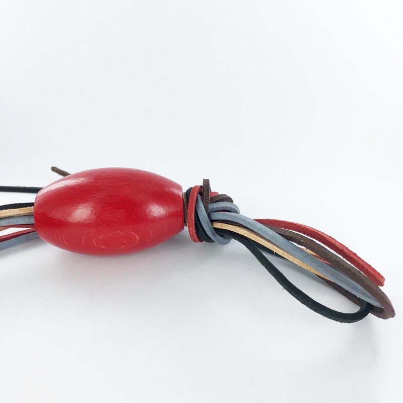 Leren veters 2,5mm zwart vierkant per meter