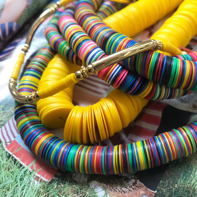 Pailletten rond plat rood 8mm per 5 gram