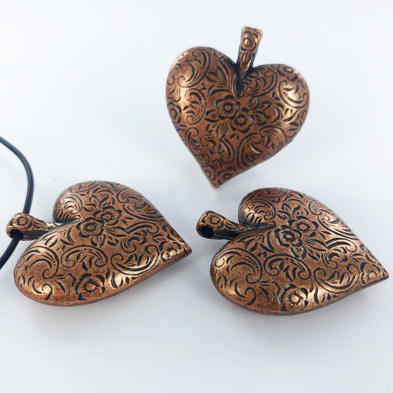 Hanger hart kunststof koper per stuk