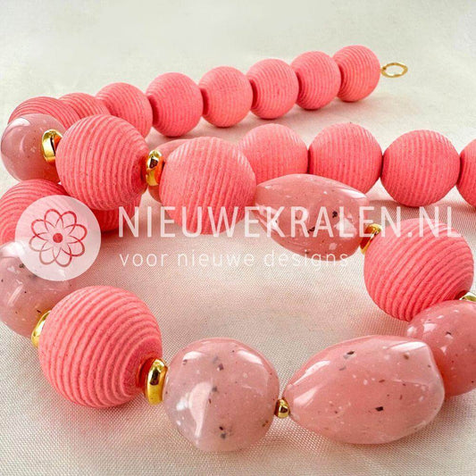 Houten kralen met ribbels – van losse kraal tot design