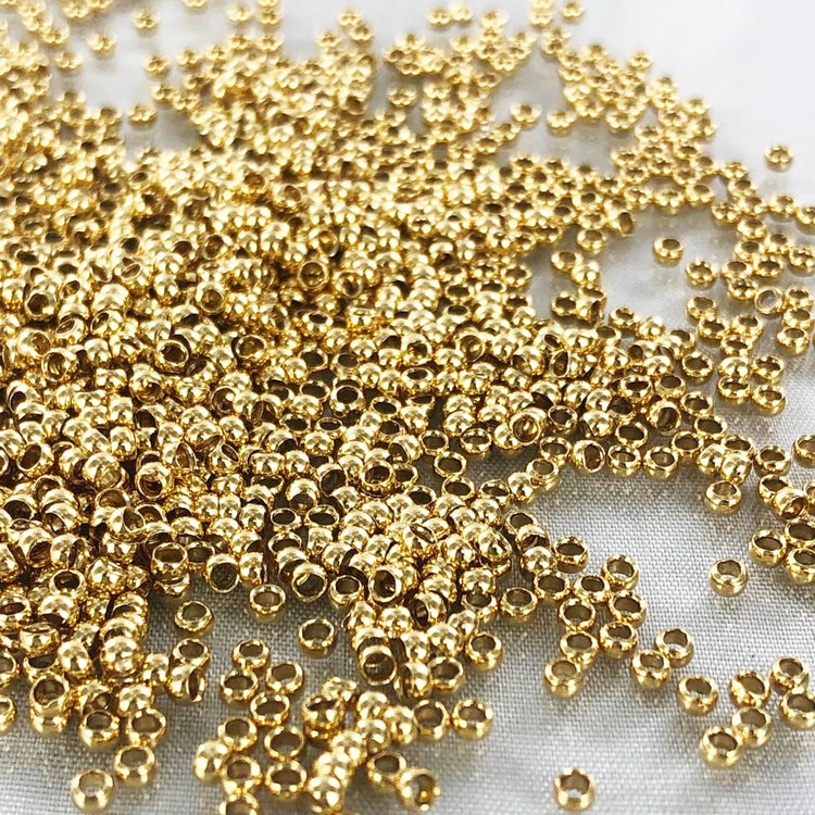 3153 Krimpkralen Voor Sieraden Maken – 3 Maten Zilverkleurig, Handig Opbergdoosje