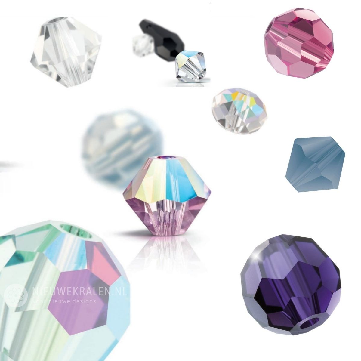 kristal kralen en hangers collectie