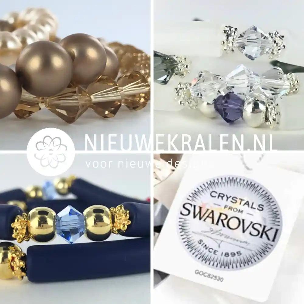 Swarovski Bicone Beads, Crystal Beads inspiratie sieraden maken.