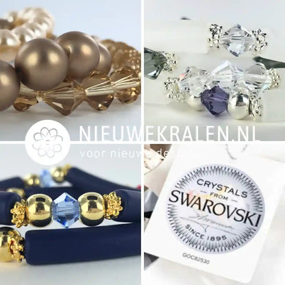 Swarovski Bicone Crystal Beads. Inspiratie sieraden maken.