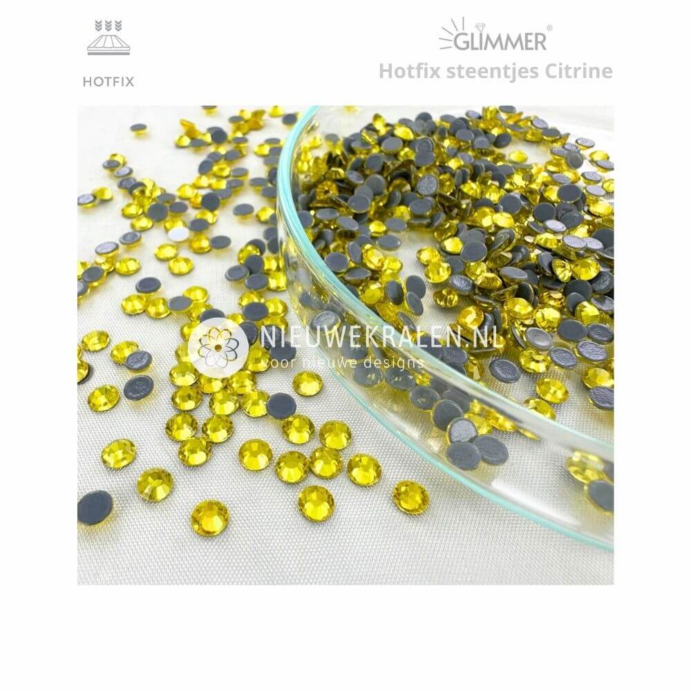 Hotfix steentjes Citrine SS16 - Glimmer