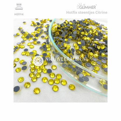 Hotfix steentjes Citrine SS16 - Glimmer