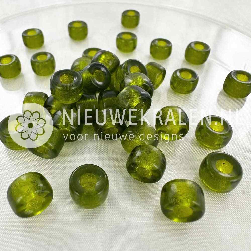 Geslepen glaskralen - 4 mm, donker aqua online kopen