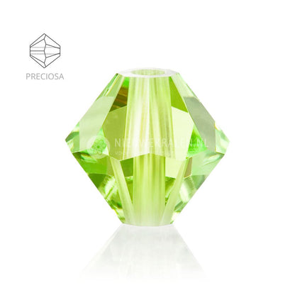 Preciosa bicone kralen 4 mm Limecicle (50540)- kristal kralen in limegroene kleur