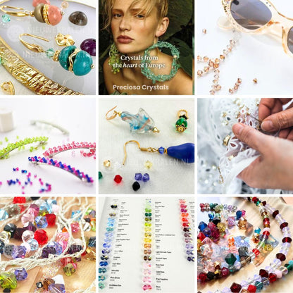Inspiratie sieraden met Preciosa bicone kristalkralen