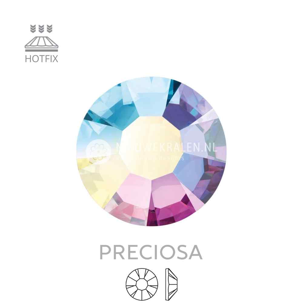 Preciosa Hotfix Chaton Rose Maxima SS16 Crystal AB plaksteentjes