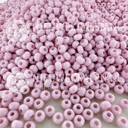 Preciosa rocailles 6/0 Blush Pink (03295) – roze Tsjechische seed beads en borduurkralen van ca. 4 mm