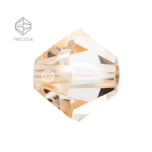 Preciosa Rondelle Bead bicone kristalkraal 3 mm Crystal Honey