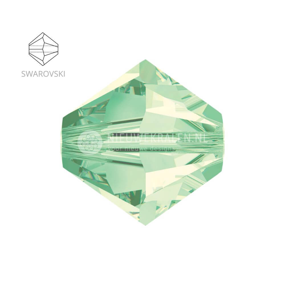Swarovski bicone kralen 4 mm Chrysolite 238 (5328)