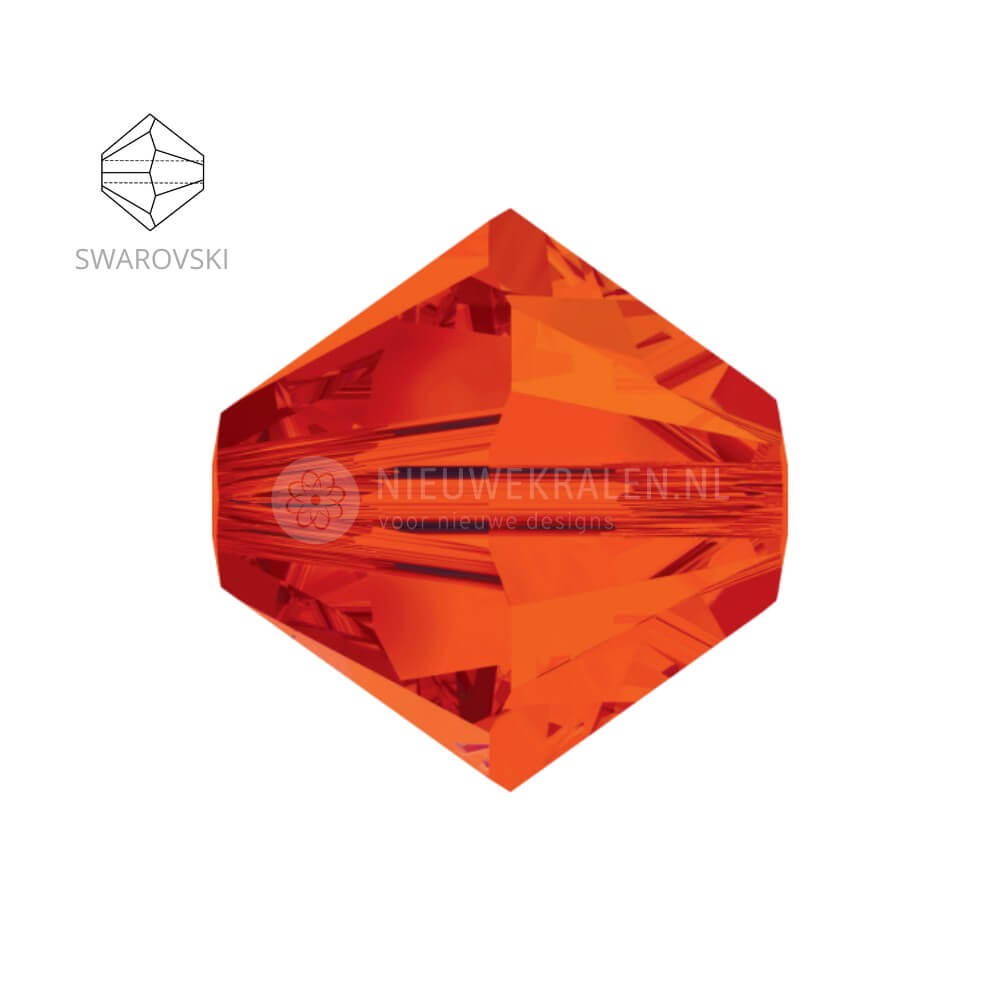 Swarovski bicone kralen 4 mm Hyacinth 236 (5328)
