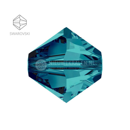 Swarovski bicone kralen 4 mm Indicolite 379 (5328)