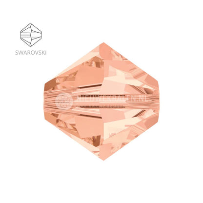 Swarovski bicone kralen 4 mm  Light Peach 362 (5328)