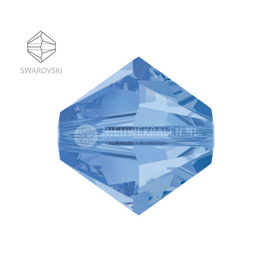 Swarovski bicone kralen 4 mm Light Sapphire (5328)
