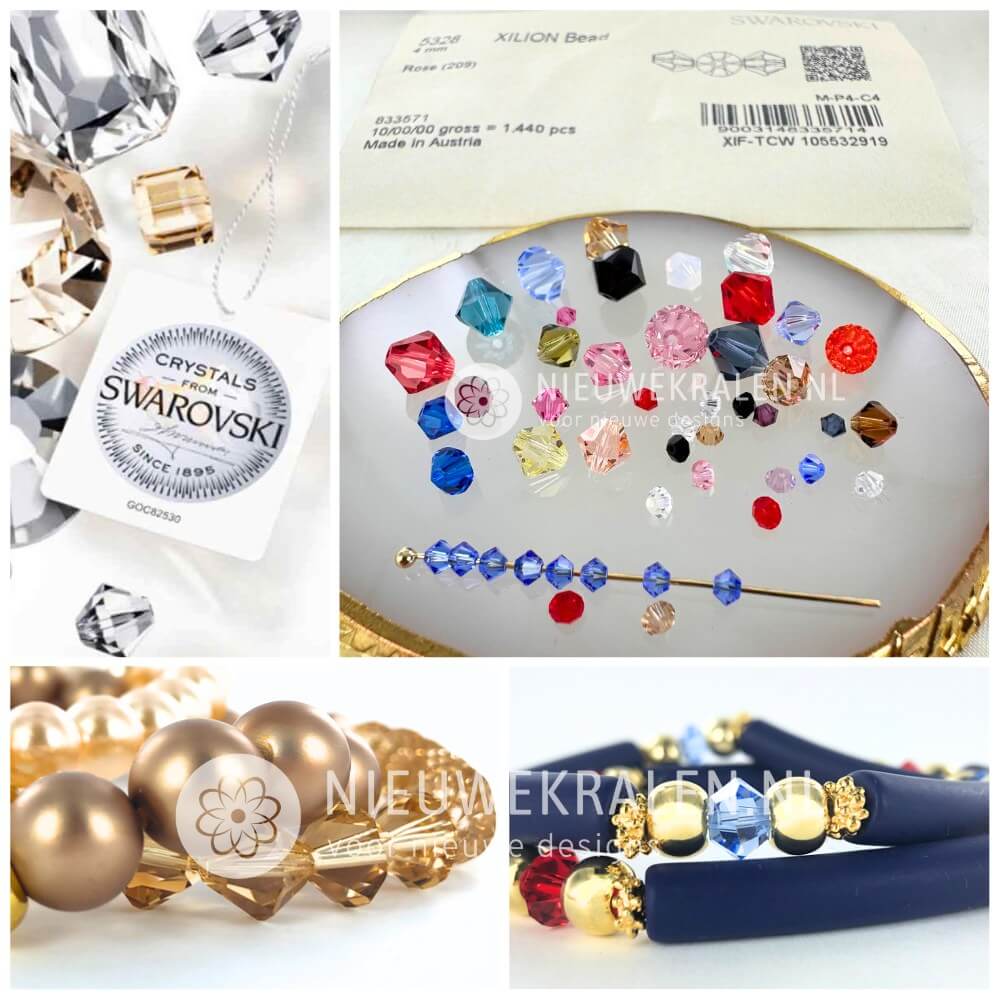 Inspiratie met Swarovski bicone kralen in sieraden en accessoires
