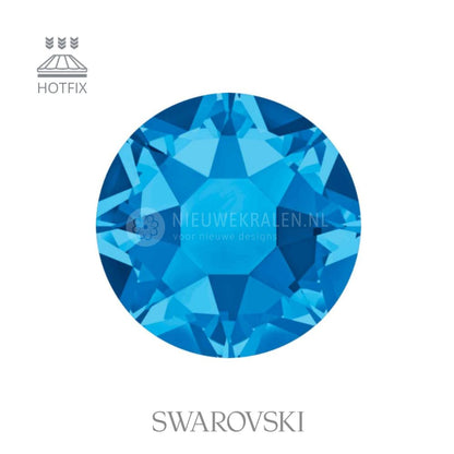 Swarovski Hotfix stenen Sapphire (206) SS16