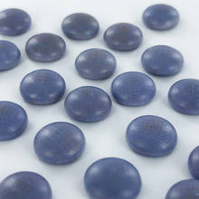 Afbeelding in Gallery-weergave laden, Bouton plaksteen hout paars 10mm per 2 stuks
