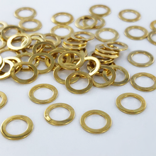 Afbeelding in Gallery-weergave laden, Gesloten ring rond 8mm verguld per 3 stuks
