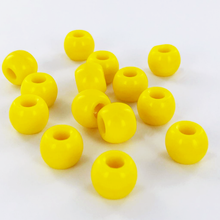 Afbeelding in Gallery-weergave laden, Glaskralen cilinder 12mm geel per 5 stuks

