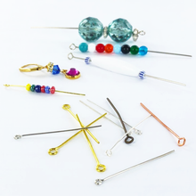 Afbeelding in Gallery-weergave laden, Kettelstiften 33mm x 0,6mm zilver per 5 stuks
