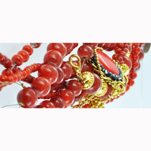 Afbeelding in Gallery-weergave laden, Bloedkoraal imitatie koraal kralen glas rond rood 5mm per 25 gram
