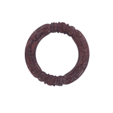 Afbeelding in Gallery-weergave laden, Kunststof kralen ringen rond 35mm aubergine per 1 stuk
