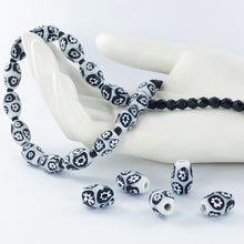 Afbeelding in Gallery-weergave laden, Millefiori kralen ovaal 17mm multi kleur per 5 stuks
