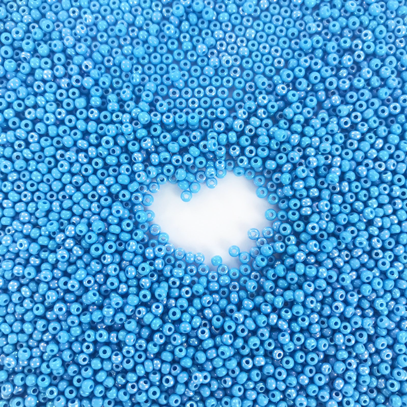 Rocailles blauw 2mm 10 gram - NieuweKralen