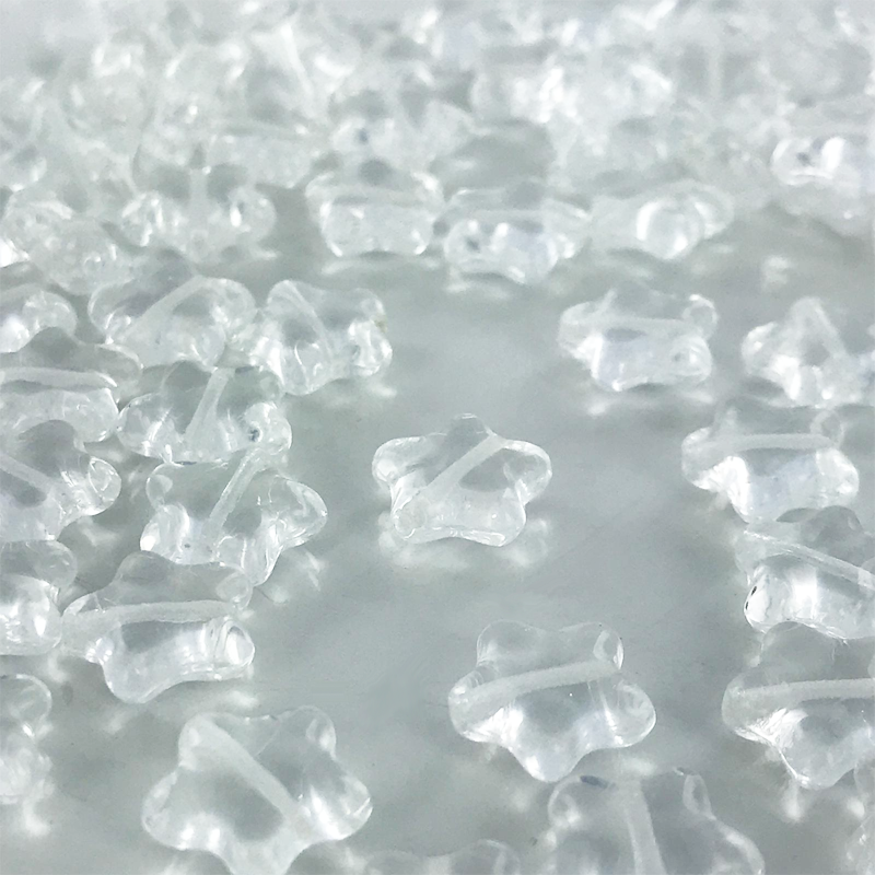 Ster kralen glas 12mm kristal per stuk
