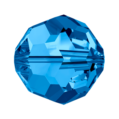 Swarovski ronde kralen 4mm Capri Blue Nieuwekralen.nl