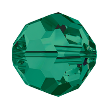 Afbeelding in Gallery-weergave laden, Swarovski ronde kralen 4mm Emerald Nieuwekralen.nl
