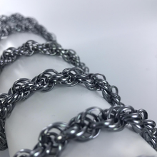 Afbeelding in Gallery-weergave laden, Dubbel ankerketting 8mm antraciet
