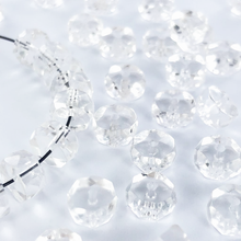 Afbeelding in Gallery-weergave laden, Facet kralen glaskralen schijf rond 8mm spacer beads kristal per 3 stuks
