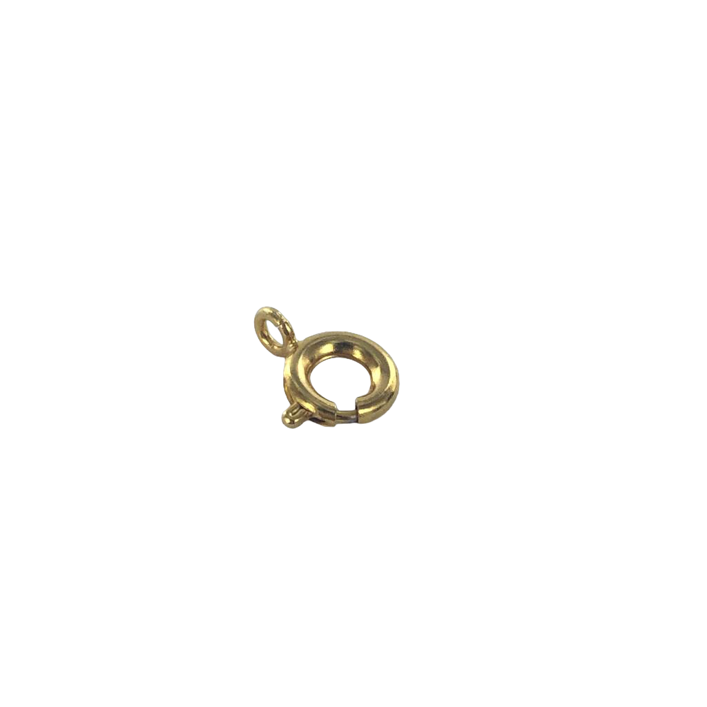 Veerringsluiting goud 9mm